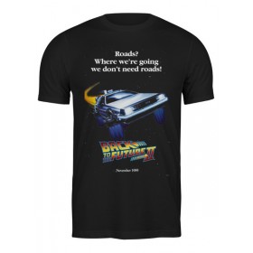 Мужская футболка с принтом Back To The Future II в Санкт-Петербурге,  |  | Тематика изображения на принте: 