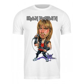 Мужская футболка с принтом Iron Maiden Band в Санкт-Петербурге,  |  | 