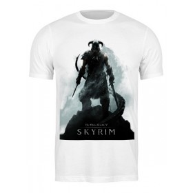 Мужская футболка с принтом The Elder Scrolls V: Skyrim в Санкт-Петербурге,  |  | 