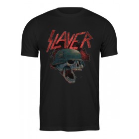 Мужская футболка с принтом Slayer в Санкт-Петербурге,  |  | Тематика изображения на принте: 