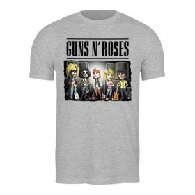 Мужская футболка с принтом Guns N Roses в Санкт-Петербурге,  |  | Тематика изображения на принте: 