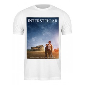 Мужская футболка с принтом Интерстеллар в Санкт-Петербурге,  |  | 