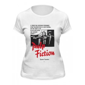 Женская футболка с принтом Pulp Fiction в Санкт-Петербурге,  |  | 