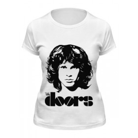 Женская футболка с принтом The doors (Дорс) в Санкт-Петербурге,  |  | 