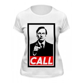 Женская футболка с принтом Лучше звоните Солу (Better Call Saul) в Санкт-Петербурге,  |  | 