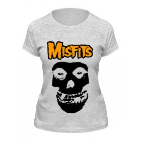 Женская футболка с принтом Misfits в Санкт-Петербурге,  |  | 