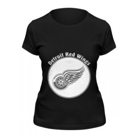 Женская футболка с принтом Detroit Red Wings в Санкт-Петербурге,  |  | 