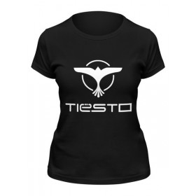 Женская футболка с принтом Tiesto (Тиесто) в Санкт-Петербурге,  |  | 