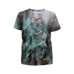 full_print_girl_tee с принтом Lionel Messi в Санкт-Петербурге,  |  | 