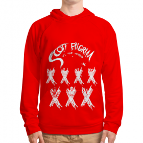 full_print_hoodie с принтом Scott Pilgrim в Санкт-Петербурге, 92% хлопка 8% эластана Плотность: 245 гр/м2 |  | 