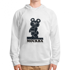 full_print_hoodie с принтом BEAR - Olympic White в Санкт-Петербурге, 92% хлопка 8% эластана Плотность: 245 гр/м2 |  | 