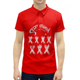 full_print_man_polo с принтом Scott Pilgrim в Санкт-Петербурге,  |  | 