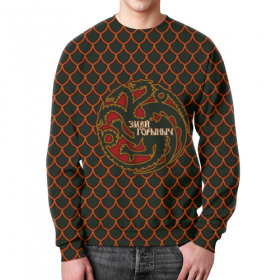 full_print_sweatshirt с принтом Змей Горыныч в Санкт-Петербурге,  |  | Тематика изображения на принте: 