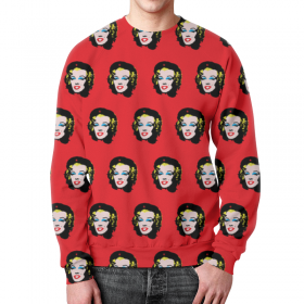 full_print_sweatshirt с принтом Che Guevara- Marilyn Monroe в Санкт-Петербурге,  |  | 