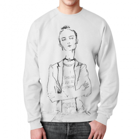 full_print_sweatshirt с принтом We should all be feminists в Санкт-Петербурге,  |  | Тематика изображения на принте: 