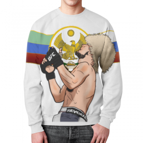 full_print_sweatshirt с принтом UFC Хабиб Нурмагомедов в Санкт-Петербурге,  |  | 