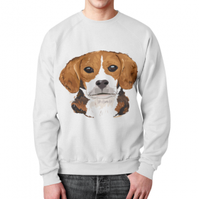 full_print_sweatshirt с принтом Бигль в Санкт-Петербурге,  |  | Тематика изображения на принте: 