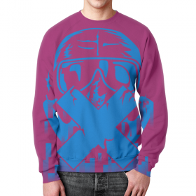 full_print_sweatshirt с принтом Mute в Санкт-Петербурге,  |  | Тематика изображения на принте: 