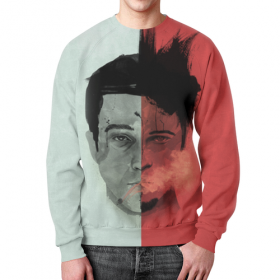 full_print_sweatshirt с принтом Бойцовский Клуб (Fight Club) в Санкт-Петербурге,  |  | 