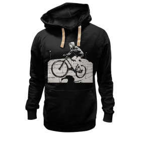 hoodie с принтом девушка на велосипеде в Санкт-Петербурге,  |  | 