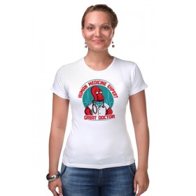 Женская футболка стрэйч с принтом Зоидберг (Футурама) в Санкт-Петербурге,  |  | 