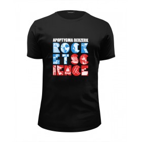 Мужская футболка Premium с принтом Apoptygma Berzerk. Rocket Science в Санкт-Петербурге, Белый, черный, серый меланж, голубой: 100% хлопок, плотность 160 гр. Остальные цвета: 92% хлопок, 8% лайкра, плотность 170-180гр. |  | 