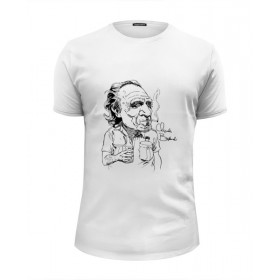 Мужская футболка Premium с принтом Чарльз Буковски(Charles Bukowski) в Санкт-Петербурге, Белый, черный, серый меланж, голубой: 100% хлопок, плотность 160 гр. Остальные цвета: 92% хлопок, 8% лайкра, плотность 170-180гр. |  | 
