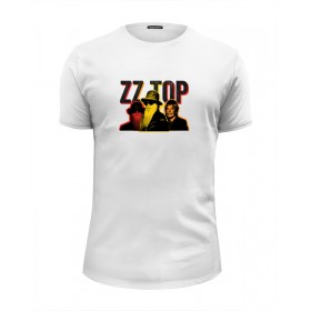 Мужская футболка Premium с принтом ZZ Top в Санкт-Петербурге, Белый, черный, серый меланж, голубой: 100% хлопок, плотность 160 гр. Остальные цвета: 92% хлопок, 8% лайкра, плотность 170-180гр. |  | 