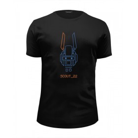 Мужская футболка Premium с принтом Робот по имени Чаппи в Санкт-Петербурге, Белый, черный, серый меланж, голубой: 100% хлопок, плотность 160 гр. Остальные цвета: 92% хлопок, 8% лайкра, плотность 170-180гр. |  | 