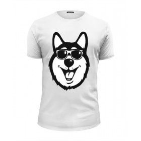 Мужская футболка Premium с принтом Hell Yeah Dog Black. (Крутая Собака. Черная) в Санкт-Петербурге, Белый, черный, серый меланж, голубой: 100% хлопок, плотность 160 гр. Остальные цвета: 92% хлопок, 8% лайкра, плотность 170-180гр. |  | 