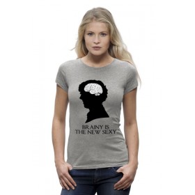 Женская футболка Premium с принтом Шерлок Холмс (Sherlock Holmes) в Санкт-Петербурге,  |  | 