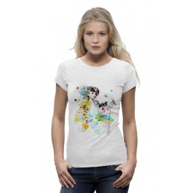 Женская футболка Premium с принтом Девичьи мечты - Girlish dreams в Санкт-Петербурге,  |  | 