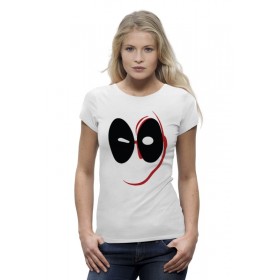 Женская футболка Premium с принтом Дэдпул (Deadpool) в Санкт-Петербурге,  |  | 