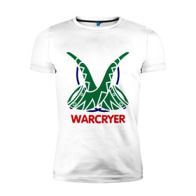 Мужская футболка премиум с принтом Orc Mage - Warcryer в Санкт-Петербурге, 92% хлопок, 8% лайкра | приталенный силуэт, круглый вырез ворота, длина до линии бедра, короткий рукав | lineage | warcryer