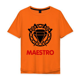 Мужская футболка хлопок Oversize с принтом Dwarf Fighter - Maestro в Санкт-Петербурге, 100% хлопок | свободный крой, круглый ворот, “спинка” длиннее передней части | line age | lineage | линейка | маэстро