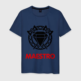 Мужская футболка хлопок с принтом Dwarf Fighter - Maestro в Санкт-Петербурге, 100% хлопок | прямой крой, круглый вырез горловины, длина до линии бедер, слегка спущенное плечо. | line age | lineage | линейка | маэстро