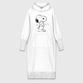 Платье удлиненное хлопок с принтом Snoopy в Санкт-Петербурге,  |  | snoopy | сгупи