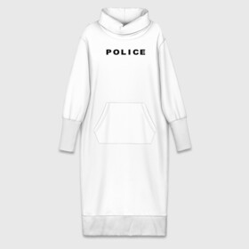 Платье удлиненное хлопок с принтом POLICE в Санкт-Петербурге,  |  | police | правоохранительные органы