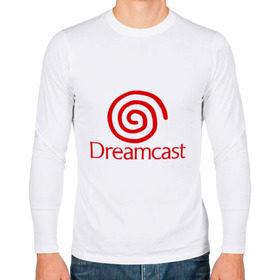 Мужской лонгслив хлопок с принтом Dreamcast в Санкт-Петербурге, 100% хлопок |  | dreamcast | sega | видеоигры | приставки | сега