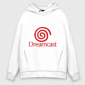 Мужское худи Oversize хлопок с принтом Dreamcast в Санкт-Петербурге, френч-терри — 70% хлопок, 30% полиэстер. Мягкий теплый начес внутри —100% хлопок | боковые карманы, эластичные манжеты и нижняя кромка, капюшон на магнитной кнопке | dreamcast | sega | видеоигры | приставки | сега