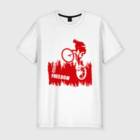 Мужская футболка премиум с принтом Велосипед в Санкт-Петербурге, 92% хлопок, 8% лайкра | приталенный силуэт, круглый вырез ворота, длина до линии бедра, короткий рукав | Тематика изображения на принте: streeet | xtream | велик | вело | велосипед | стрит | экстрим