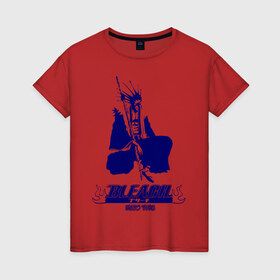 Женская футболка хлопок с принтом Bleach (1) в Санкт-Петербурге, 100% хлопок | прямой крой, круглый вырез горловины, длина до линии бедер, слегка спущенное плечо | 
