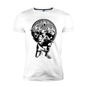 Мужская футболка премиум с принтом Какаси Копи-Ниндзя в Санкт-Петербурге, 92% хлопок, 8% лайкра | приталенный силуэт, круглый вырез ворота, длина до линии бедра, короткий рукав | anime | анимэ | анме