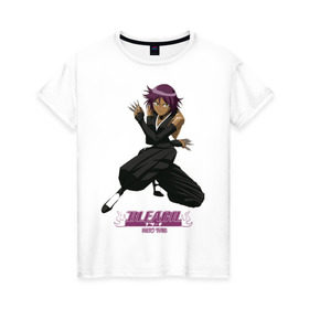 Женская футболка хлопок с принтом Bleach (3) в Санкт-Петербурге, 100% хлопок | прямой крой, круглый вырез горловины, длина до линии бедер, слегка спущенное плечо | блич