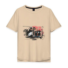 Мужская футболка хлопок Oversize с принтом Tokio Hotel (3) в Санкт-Петербурге, 100% хлопок | свободный крой, круглый ворот, “спинка” длиннее передней части | tokio hotel