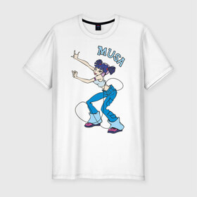 Мужская футболка премиум с принтом winX musa в Санкт-Петербурге, 92% хлопок, 8% лайкра | приталенный силуэт, круглый вырез ворота, длина до линии бедра, короткий рукав | 