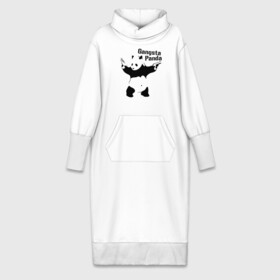 Платье удлиненное хлопок с принтом Gangsta Panda в Санкт-Петербурге,  |  | Тематика изображения на принте: панда