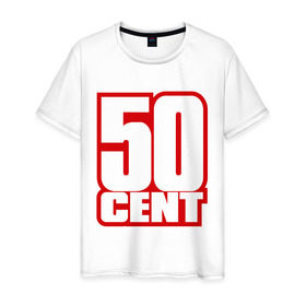 Мужская футболка хлопок с принтом 50 cent в Санкт-Петербурге, 100% хлопок | прямой крой, круглый вырез горловины, длина до линии бедер, слегка спущенное плечо. | gangsta | gansta | hip | hip hop | hop | rap | рэп | рэпчина | хип | хип хоп | хипхоп | хоп