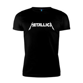 Мужская футболка премиум с принтом Metallica (5) в Санкт-Петербурге, 92% хлопок, 8% лайкра | приталенный силуэт, круглый вырез ворота, длина до линии бедра, короткий рукав | rock