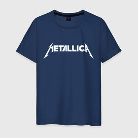 Мужская футболка хлопок с принтом Metallica (5) в Санкт-Петербурге, 100% хлопок | прямой крой, круглый вырез горловины, длина до линии бедер, слегка спущенное плечо. | Тематика изображения на принте: rock